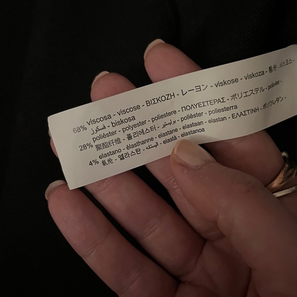 New Zara Knit Sleeveless Bodycon Mini Dress Boat Neck Stretchy Black Sze L - Picture 12 of 14